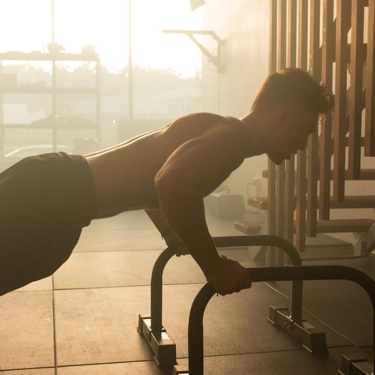 Group fitness class in a modern studio environment